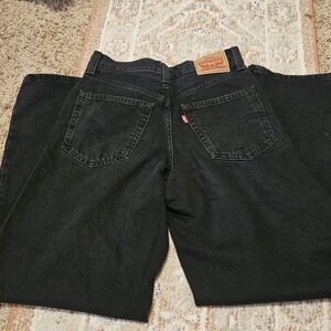 Levi's womens's Relaxed Fit Black Jeans